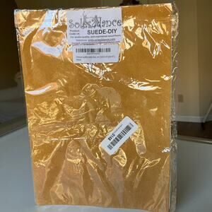 Premium Quality Suede Sheets 8.5"x12" w Super-Strong self-Adhesive Backing, Tan